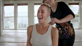 Movie still from “Clare Bowditch - Woman” (2019), directed by Lucy Knox – Medium shot, Over the shoulder angle