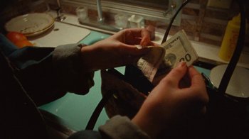 Movie still from “SadGirl - Chlorine” (2019), directed by Nathan Castiel – Extreme Close Up shot, High angle