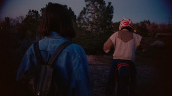 Movie still from “SadGirl - Chlorine” (2019), directed by Nathan Castiel – Medium shot, High angle