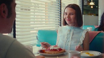 Movie still from “SadGirl - Chlorine” (2019), directed by Nathan Castiel – Medium shot, Over the shoulder angle