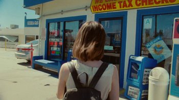 Movie still from “SadGirl - Chlorine” (2019), directed by Nathan Castiel – Medium shot, Over the shoulder angle