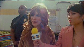 Movie still from “SadGirl - Chlorine” (2019), directed by Nathan Castiel – Close Up shot, Over the shoulder angle