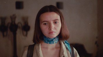 Movie still from “SadGirl - Chlorine” (2019), directed by Nathan Castiel – Close Up shot, Low angle