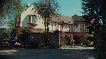 Movie still from “SadGirl - Chlorine” (2019), directed by Nathan Castiel – Extreme Wide shot, Low angle
