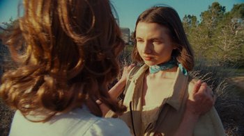 Movie still from “SadGirl - Chlorine” (2019), directed by Nathan Castiel – Close Up shot, Over the shoulder angle