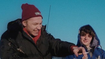 Movie still from “Onni Boi - Tides” (2019), directed by Kristian Lindén – Close Up shot, Low angle