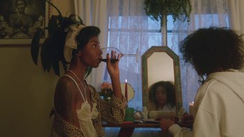 Movie still from “Leven Kali & Syd - Do U Wrong” (2019), directed by Kevin Lombardo – Medium shot, Over the shoulder angle
