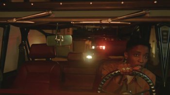 Movie still from “Leven Kali & Syd - Do U Wrong” (2019), directed by Kevin Lombardo – Medium shot, Low angle