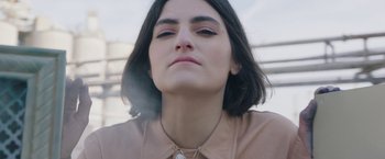 Movie still from “Mattiel - Keep The Change” (2019), directed by Matthew Addington – Close Up shot, Low angle