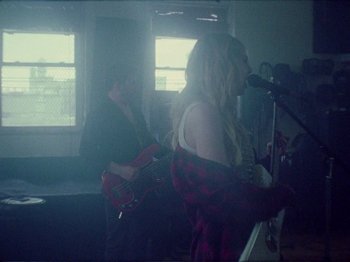 Movie still from “Charly Bliss - Hard To Believe” (2019), directed by Henry Kaplan – Medium shot, Low angle