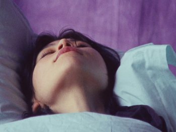 Movie still from “Gus Dapperton - Fill Me Up Anthem” (2019), directed by Gus Dapperton – Extreme Close Up shot, High angle