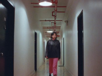 Movie still from “Gus Dapperton - Fill Me Up Anthem” (2019), directed by Gus Dapperton – Wide shot, High angle