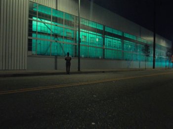 Movie still from “Nana - On My Momma” (2019), directed by Andrew Litten – Extreme Wide shot, Low angle