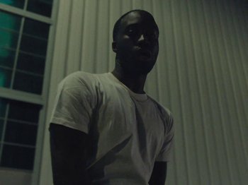 Movie still from “Nana - On My Momma” (2019), directed by Andrew Litten – Close Up shot, Low angle