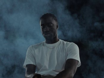 Movie still from “Nana - On My Momma” (2019), directed by Andrew Litten – Medium shot, Low angle