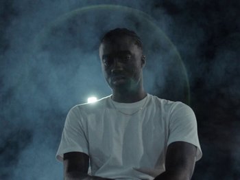 Movie still from “Nana - On My Momma” (2019), directed by Andrew Litten – Medium shot, Low angle