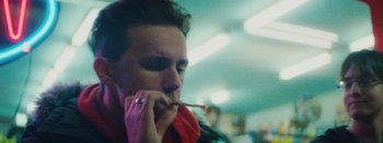 Movie still from “The Tourist Company - Conflicted/Restricted” (2019), directed by Farhad Ghaderi – Close Up shot, Low angle