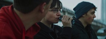 Movie still from “The Tourist Company - Conflicted/Restricted” (2019), directed by Farhad Ghaderi – Extreme Close Up shot, High angle