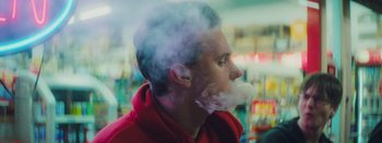 Movie still from “The Tourist Company - Conflicted/Restricted” (2019), directed by Farhad Ghaderi – Close Up shot, Low angle