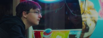 Movie still from “The Tourist Company - Conflicted/Restricted” (2019), directed by Farhad Ghaderi – Close Up shot, Over the shoulder angle