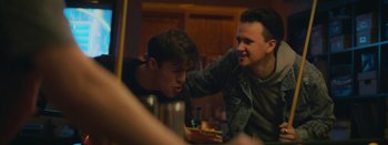 Movie still from “The Tourist Company - Conflicted/Restricted” (2019), directed by Farhad Ghaderi – Close Up shot, Over the shoulder angle
