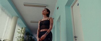 Movie still from “Prospa - Prayer” (2019), directed by João Retorta – Medium shot, Low angle
