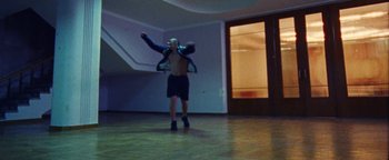 Movie still from “Prospa - Prayer” (2019), directed by João Retorta – Wide shot, Low angle