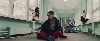 Movie still from “Prospa - Prayer” (2019), directed by João Retorta – Wide shot, High angle