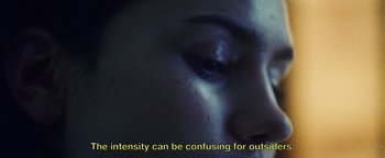Movie still from “Prospa - Prayer” (2019), directed by João Retorta – Extreme Close Up shot, High angle