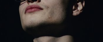 Movie still from “Prospa - Prayer” (2019), directed by João Retorta – Extreme Close Up shot, Low angle