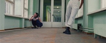 Movie still from “Prospa - Prayer” (2019), directed by João Retorta – Wide shot, High angle
