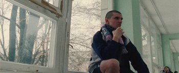 Movie still from “Prospa - Prayer” (2019), directed by João Retorta – Medium shot, High angle