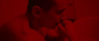Movie still from “Prospa - Prayer” (2019), directed by João Retorta – Extreme Close Up shot, High angle