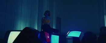 Movie still from “Prospa - Prayer” (2019), directed by João Retorta – Medium shot, Low angle