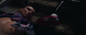 Movie still from “Prospa - Prayer” (2019), directed by João Retorta – Medium shot, Overhead angle