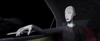 Movie still from “Lea Porcelain - The Love” (2019), directed by Jakob Schmidt – Close Up shot, High angle