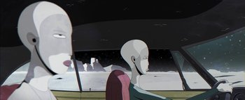 Movie still from “Lea Porcelain - The Love” (2019), directed by Jakob Schmidt – Medium shot, Low angle