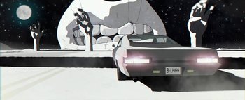 Movie still from “Lea Porcelain - The Love” (2019), directed by Jakob Schmidt – Extreme Close Up shot, Low angle