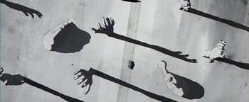 Movie still from “Lea Porcelain - The Love” (2019), directed by Jakob Schmidt – Extreme Close Up shot, Overhead angle