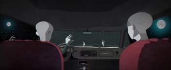 Movie still from “Lea Porcelain - The Love” (2019), directed by Jakob Schmidt – Extreme Close Up shot, High angle