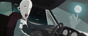 Movie still from “Lea Porcelain - The Love” (2019), directed by Jakob Schmidt – Close Up shot, Low angle