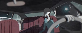 Movie still from “Lea Porcelain - The Love” (2019), directed by Jakob Schmidt – Extreme Close Up shot, High angle