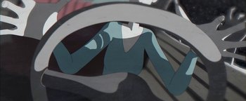 Movie still from “Lea Porcelain - The Love” (2019), directed by Jakob Schmidt – Extreme Close Up shot, Overhead angle