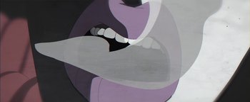 Movie still from “Lea Porcelain - The Love” (2019), directed by Jakob Schmidt – Extreme Close Up shot, Low angle