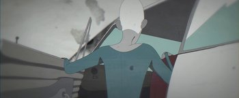 Movie still from “Lea Porcelain - The Love” (2019), directed by Jakob Schmidt – Extreme Close Up shot, Low angle