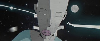 Movie still from “Lea Porcelain - The Love” (2019), directed by Jakob Schmidt – Extreme Close Up shot, Overhead angle