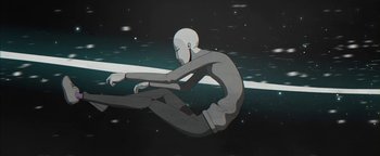 Movie still from “Lea Porcelain - The Love” (2019), directed by Jakob Schmidt – Wide shot, Overhead angle