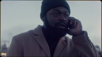 Movie still from “Jesse Markin - Jericho” (2019), directed by Kim Koponen – Close Up shot, Low angle