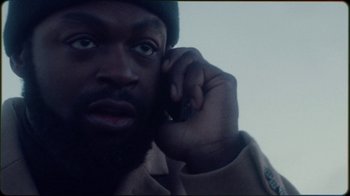 Movie still from “Jesse Markin - Jericho” (2019), directed by Kim Koponen – Close Up shot, Low angle