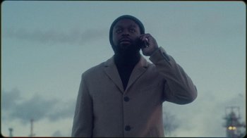 Movie still from “Jesse Markin - Jericho” (2019), directed by Kim Koponen – Medium shot, Low angle